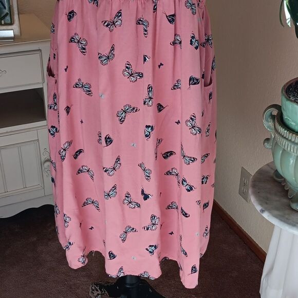 Torrid Butterfly Sundress. Soft Girl, Tomato Girl. Coastal Cowgirl - Picture 8 of 12
